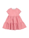 LE PETIT COCO LE PETIT COCO NEWBORN GIRL BABY DRESS PINK SIZE 3 ACETATE, POLYESTER,15107260TM 10