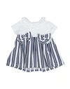 ALETTA ALETTA NEWBORN GIRL BABY DRESS MIDNIGHT BLUE SIZE 3 COTTON,15093934OD 3