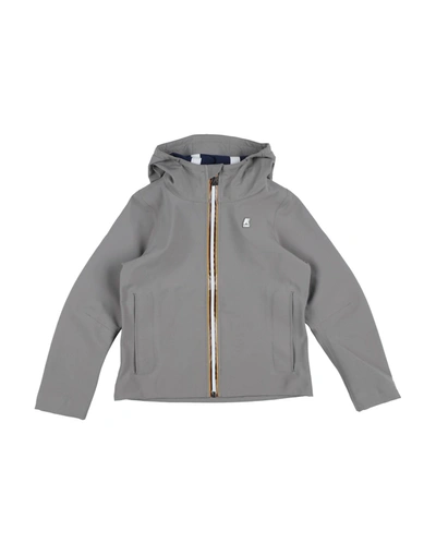 K-way Kids' Jackets In Grey