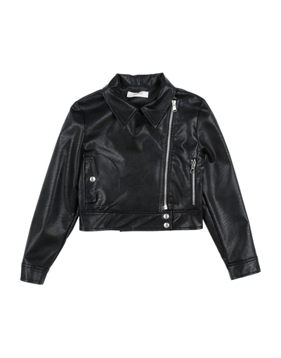 Vicolo Kids' Jackets In Black