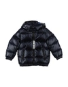 Add Kids' Down Jackets In Dark Blue