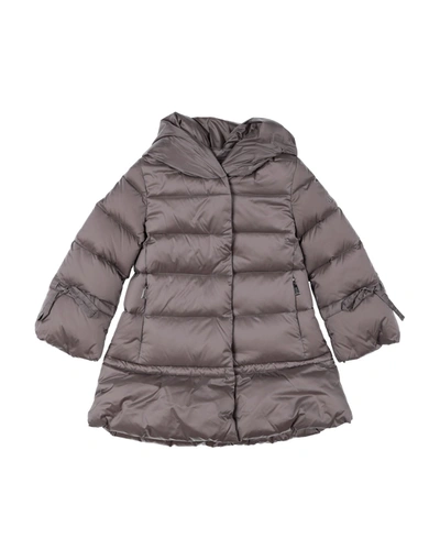 Add Kids' Down Jackets In Dove Grey