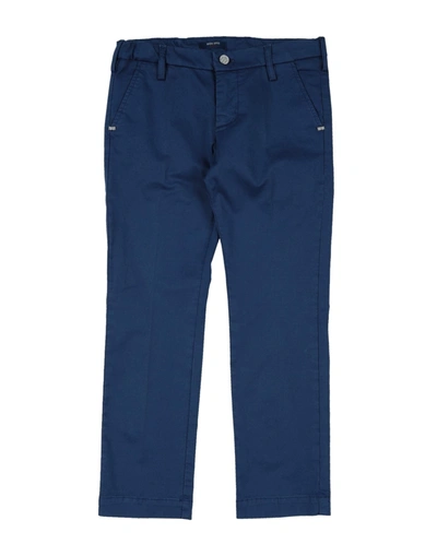 Entre Amis Garçon Casual Pants In Dark Blue