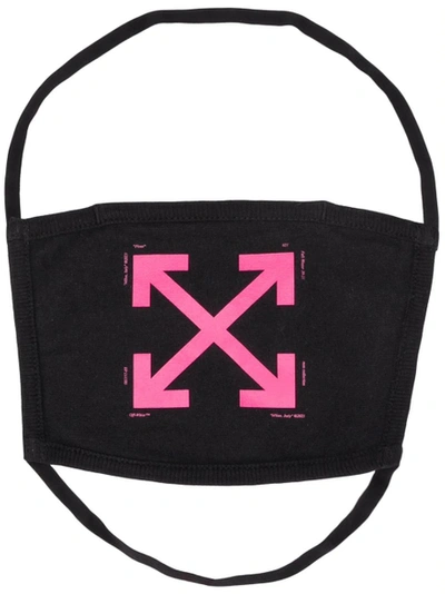 Off-white Iconic Arrow Mask Black & Fuchsia