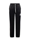 Amiri Logo Cotton And Viscose Sweatpants In Black