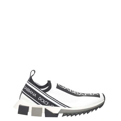 Pre-owned Dolce & Gabbana White Sorrento Sneakers Size Eu 35.5