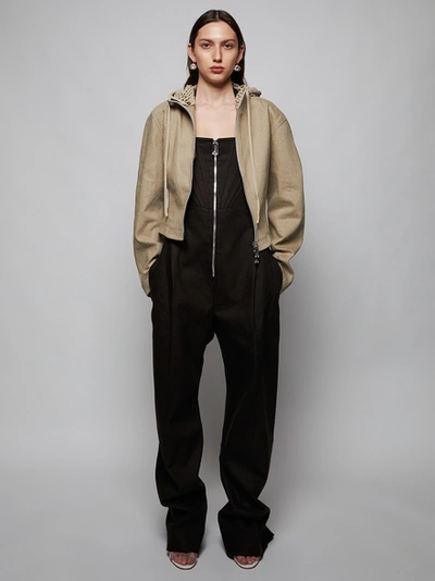 Bottega Veneta Zipped Jumpsuit, Fondant In Brown | ModeSens