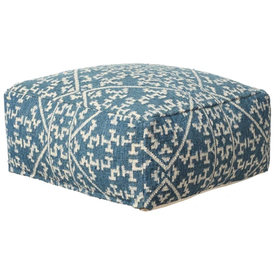 Oka Merinid Floor Cushion - Lapis In Blue