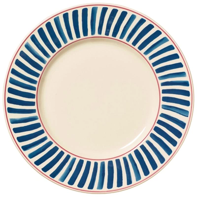 Oka Set Of Four Kintaro Dinner Plates - Indigo