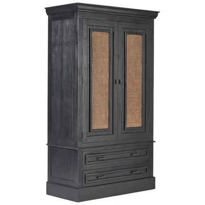 Oka Bayuban Cabinet - Ebony In Gray