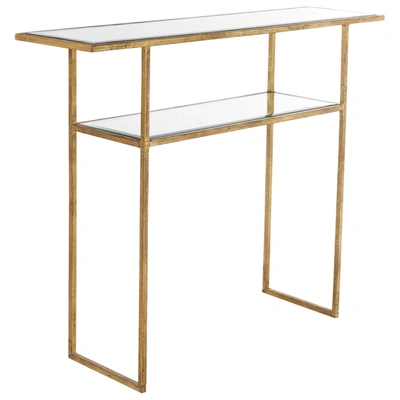 Oka Merle Console Table - Antiqued Glass