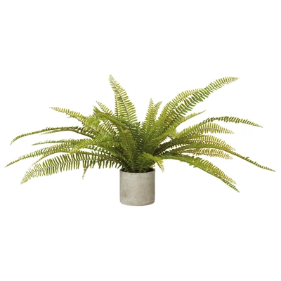 Oka Faux Potted Fern Plant - Green