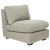 OKA SAVILE ARMLESS SECTIONAL CHAIR SLIP COVER - WASHED GRAY,A10587-1