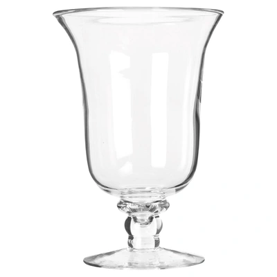 Oka Medium Glass Hurricane Lamp - Clear