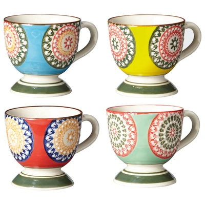 Oka Set Of Four Florya Espresso Mugs - Multi