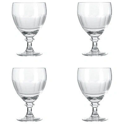 Oka Set Of Four Small Ranelagh Wine Goblets - Clear