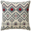 OKA LARGE YUMA PILLOW COVER - BLUE/RED,A10759-1