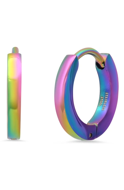 Hmy Jewelry Multi-color 13m Hoop Earrings