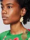 BOTTEGA VENETA TWIST HOOP EARRINGS, ICE CREAM