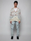 AMIRI BLEACHED PRINTED ALOHA CARDIGAN