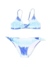 MC2 SAINT BARTH TIE-DYE EMBROIDERED-LOGO BIKINI