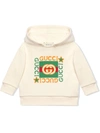 Gucci White Sweatshirt With Frontal Print In White