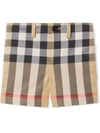BURBERRY CHECK-PRINT TAILORED SHORTS