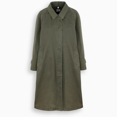 Burberry Dark Green Trench Coat