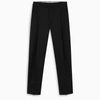 ALEXANDER MCQUEEN BLACK PLEATED REGULAR TROUSERS,601460QRU89-J-ALEXQ-1000