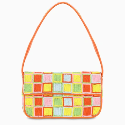 Staud Multicolour-bead Tommy Bag In Multicolor