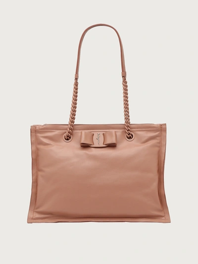 Ferragamo Damen Totebag Viva Bow (s) In Rosa