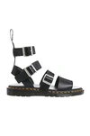 Rick Owens Black Dr. Martens Edition Gryphon High Sandals In Black