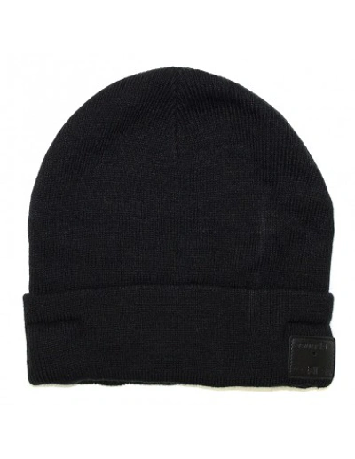 Sounday Beanie With Bluetooth Speaker In Black