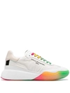 STELLA MCCARTNEY LOOP GRADIENT-DETAIL SNEAKERS