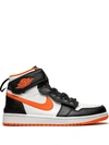 Jordan Air  1 Hi Flyease "turf Orange" Sneakers In Black