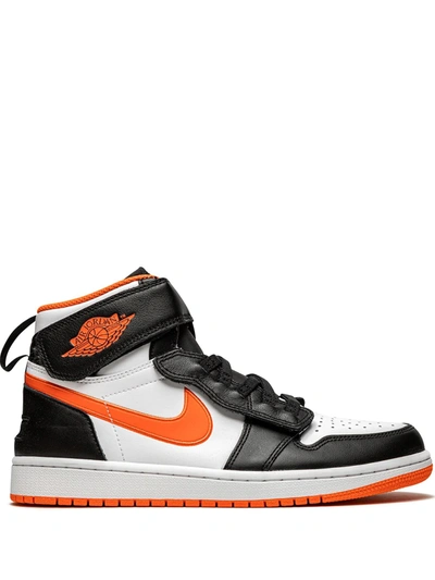 Jordan Air  1 Hi Flyease "turf Orange" Sneakers In Black