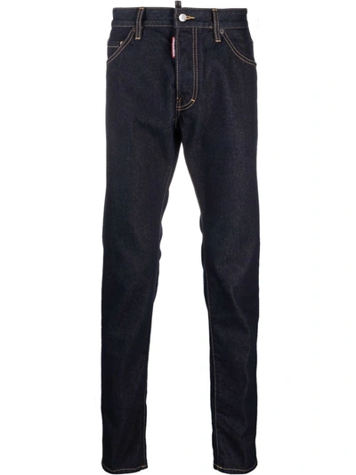 Dsquared2 Cool Guy Dark-wash Jeans In Black