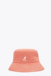 KANGOL LOGO BUCKET HAT,K3050ST PEACH PINK