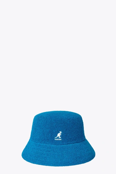 Kangol Logo Bucket Hat In Blu