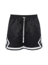 AMIRI DRAWSTRING BOXING SHORT,MJSS004001 BLACK BLACK