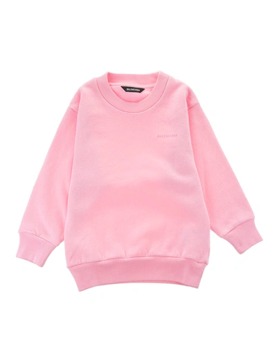 Balenciaga Little Kid's & Kid's Crewneck Sweatshirt In Pink