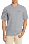 Patagonia P-6 Logo Responsibili-tee Graphic Tee In Gravel Heather