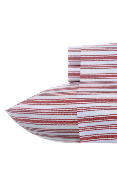 Nautica 'coleridge' Cotton Sheet Set In Red