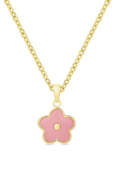 Lily Nily Kids' Flower Pendant Necklace In Gold