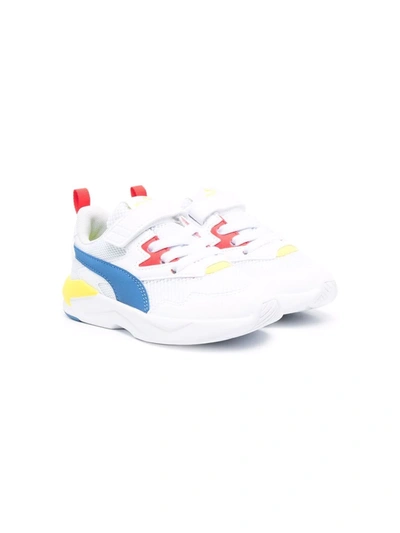 Puma Kids' Panelled Low-top Trainers In White