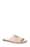 42 Gold Beats Woven Slide Sandal In Natural