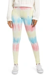 Bp. High Rise Leggings In Blue Cashmere Multi Stripe