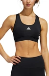 Adidas Originals Adidas Women's Believe This -support Sports Bra In Black/ White