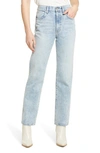 Slvrlake London High Waist Straight Leg Jeans In Crosby