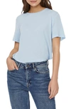 Aware By Vero Moda Ava Short Sleeve T-shirt In Cashmere Blue